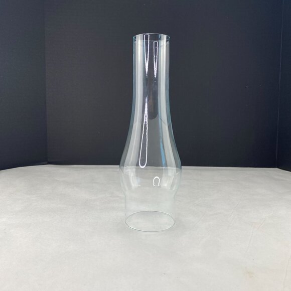 Vintage Glass Oil Lamp Chimney Replacement 2.75 Inch Fitter - Picture 1 of 9